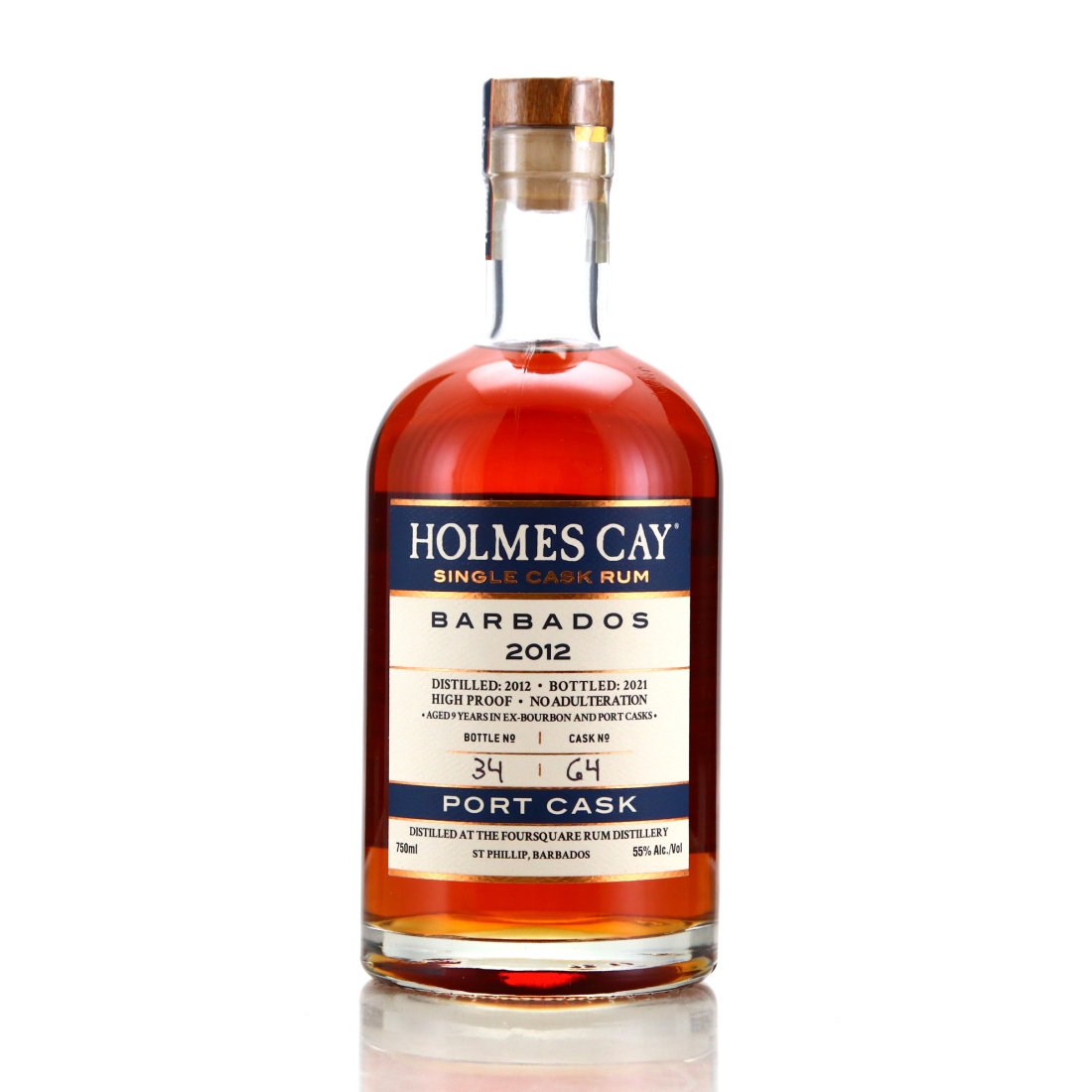 Foursquare 2012 Holmes Cay 9 Year Old Port Cask