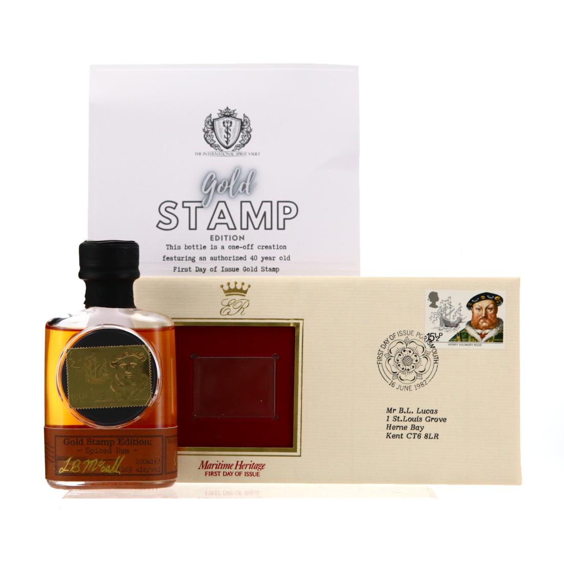 Gold Stamp Edition 4 Year Old Spiced Rum 10cl / Henry VIII Mary Rose
