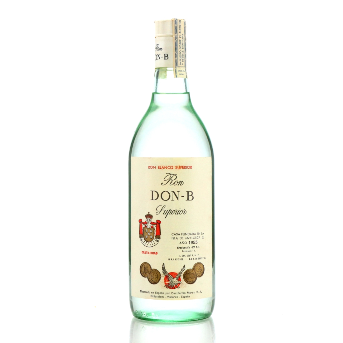 Ron Don-B Mallorca Rum Blanco Superior 1 Litre