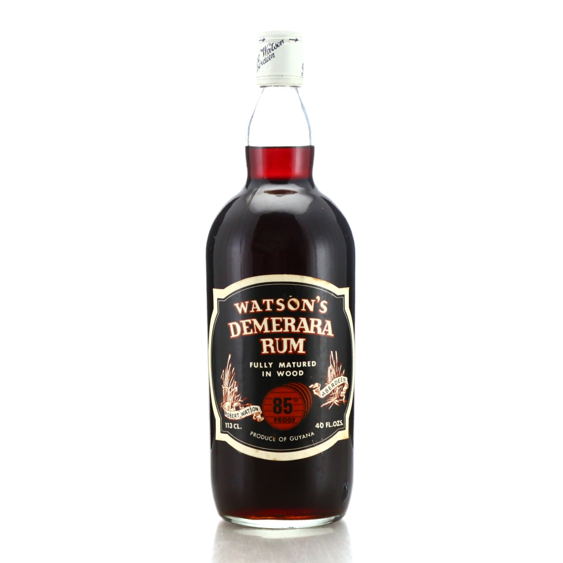 Watson's Demerara Rum 1.13 Litre 1970s