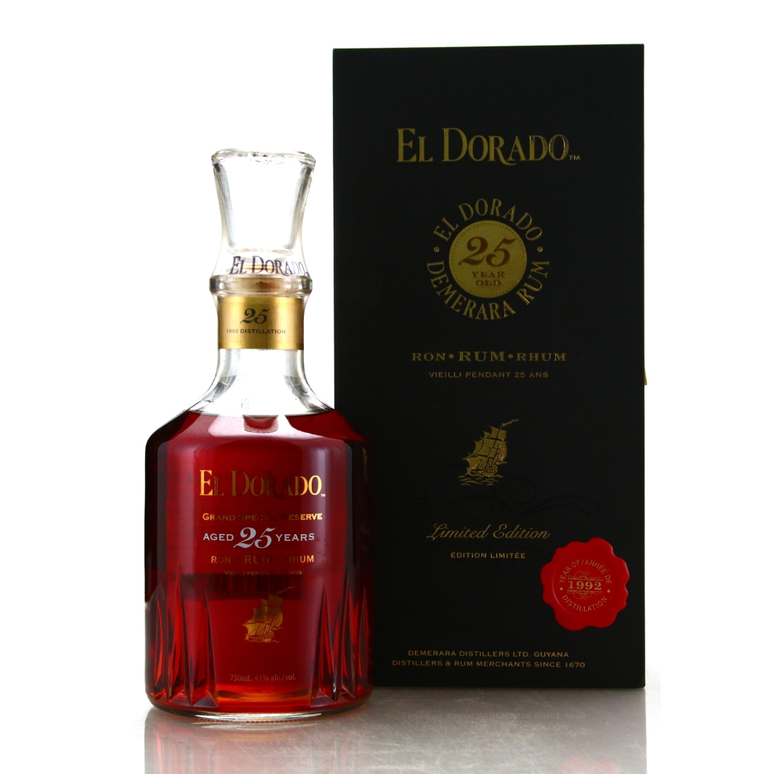 Image for El Dorado 1992 25 Year Old