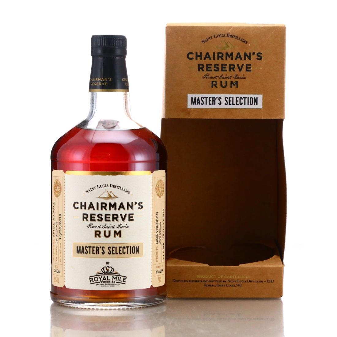Chairman's Reserve 2006 Vendome Still Single Cask 13 Year Old / RMW