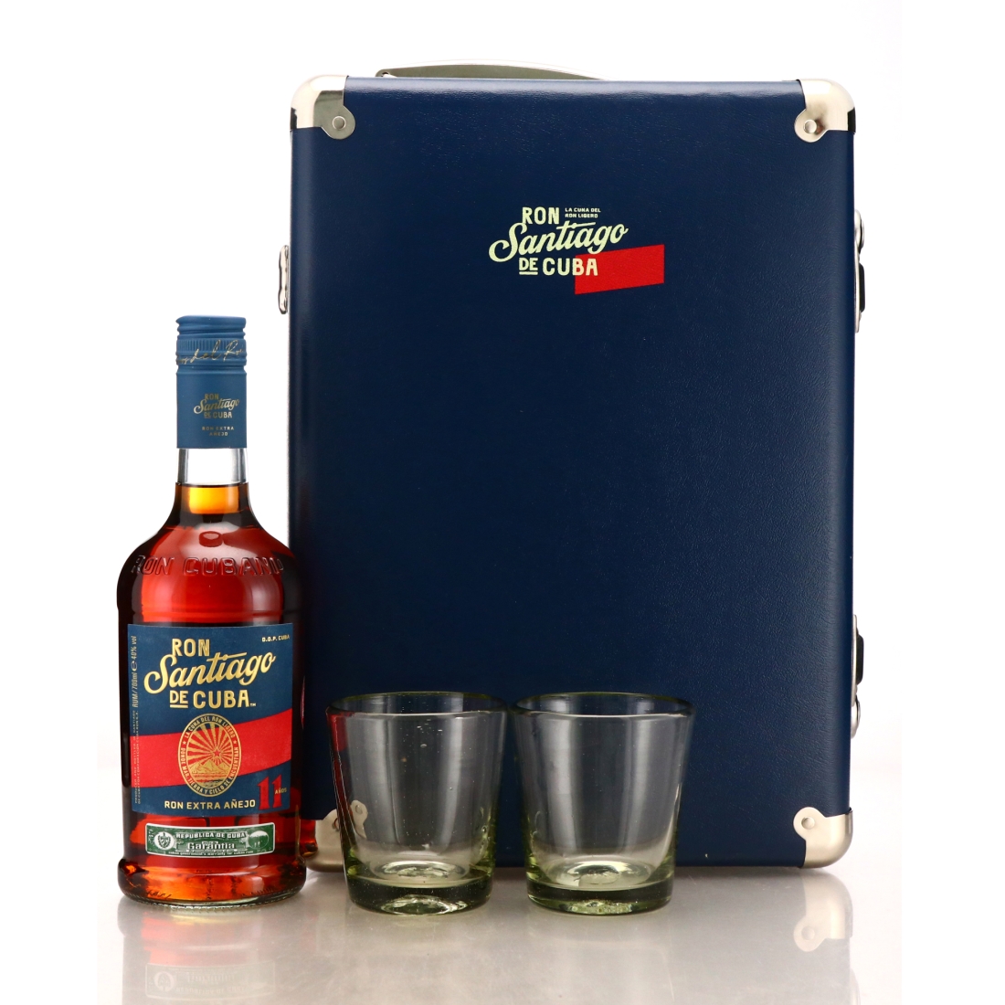 Santiago de Cuba 11 Year Old Extra Añejo Gift Pack