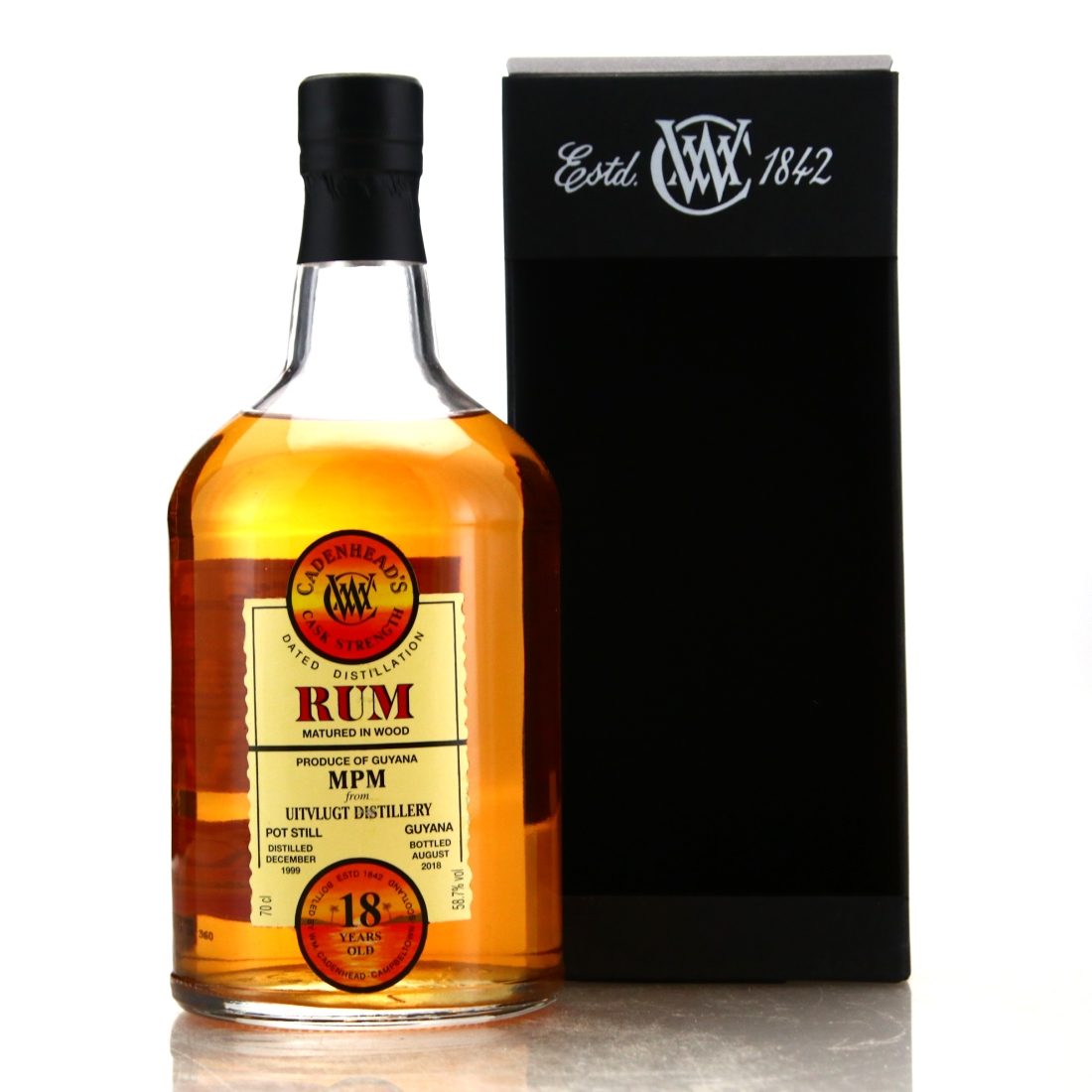 Port Mourant MPM 1999 Cadenhead's 18 Year Old