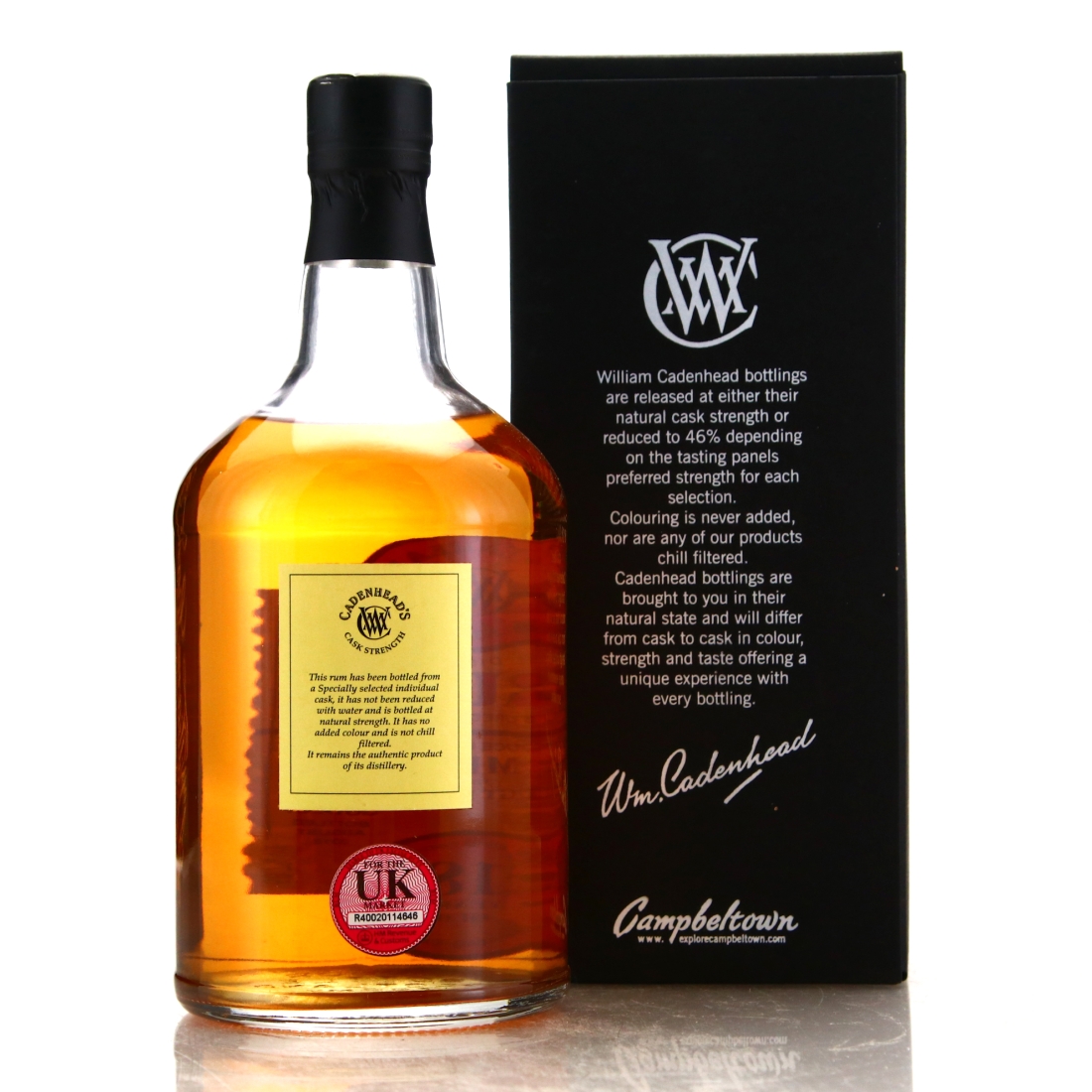 Image for Uitvlugt MPM 1999 Cadenhead's Dated Distillation 18 Year Old