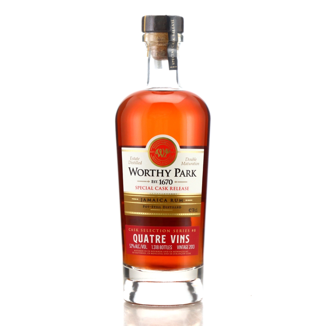 Worthy Park 2013 Quatre Vins Cask Selection Series #8