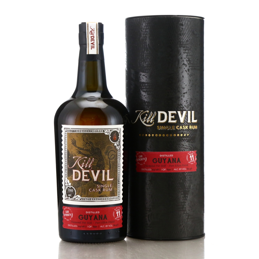 Diamond Pot Still 2008 Kill Devil 11 Year Old Cask Strength / ex-Port Ellen Cask Finish