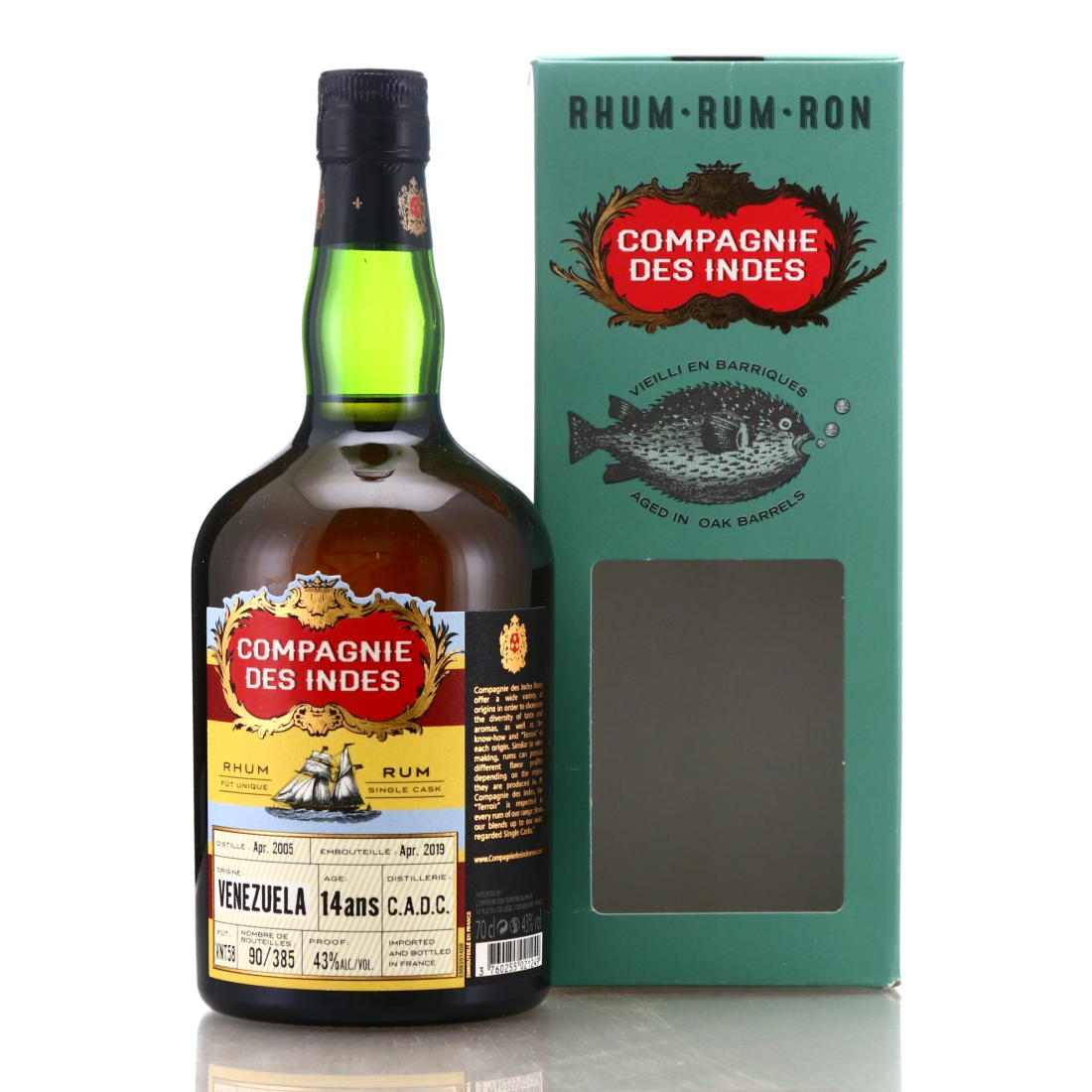 CADC 2005 Compagnie des Indes 14 Year Old