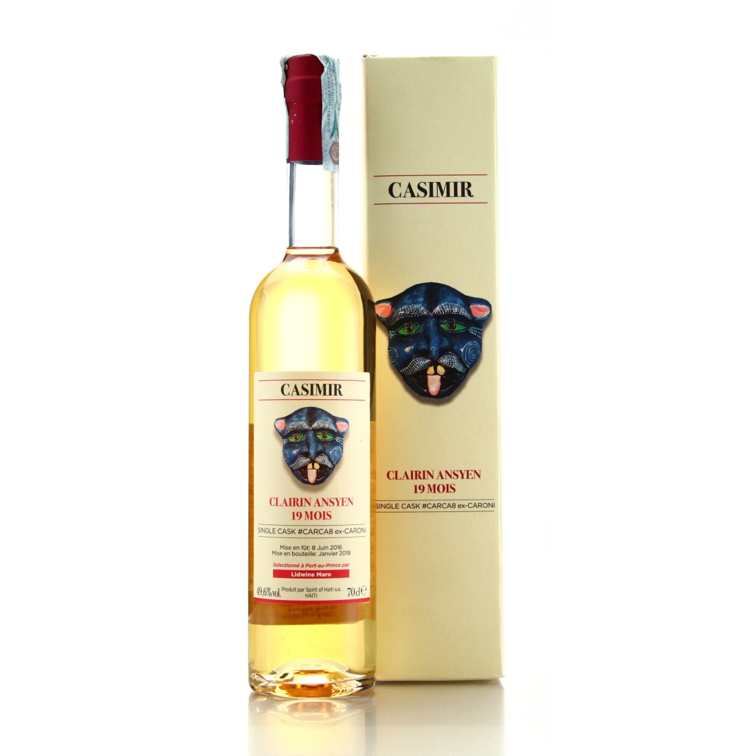 Casimir 2016 Single ex-Caroni Cask 19 Month Old Clairin Ansyen / Lidwine Maro