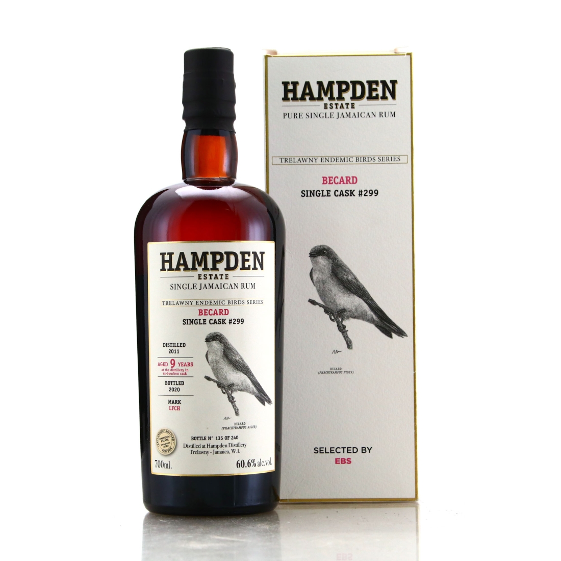 Image for Hampden LFCH 2011 Single Cask 9 Year Old #299 - Trelawny Endemic Birds - US