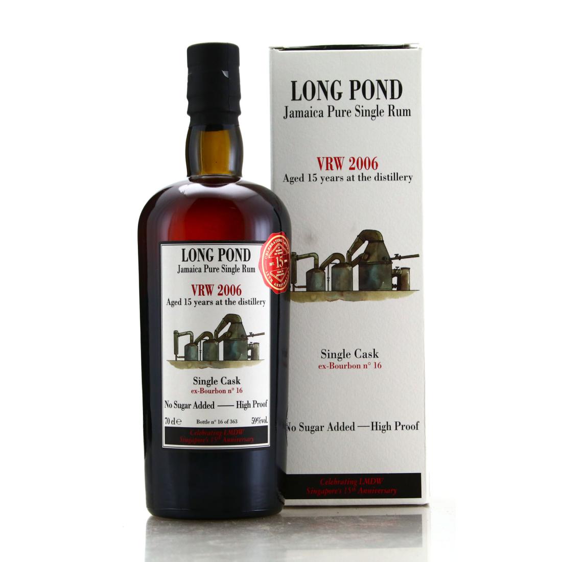 Image for Long Pond VRW 2006 Habitation Velier 15 Year Old