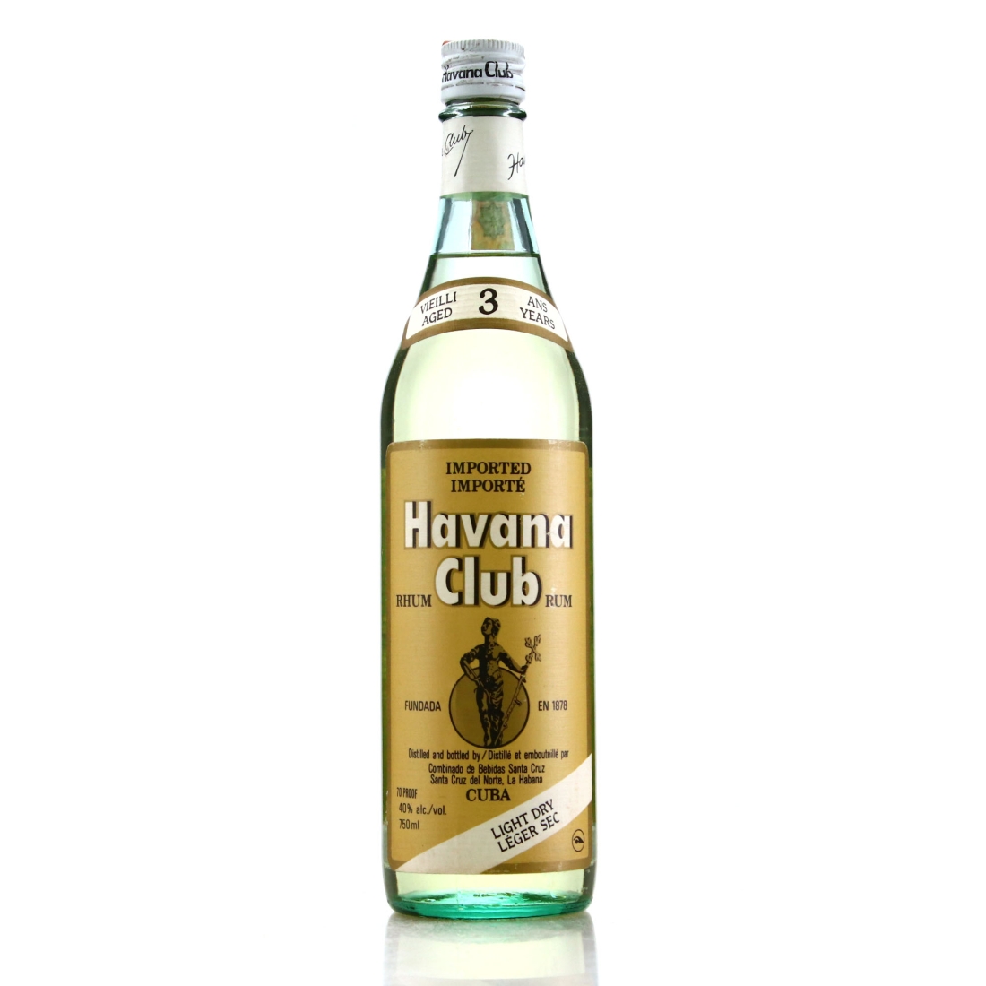 Image for Havana Club 3 Year Old Light-Dry 1980s