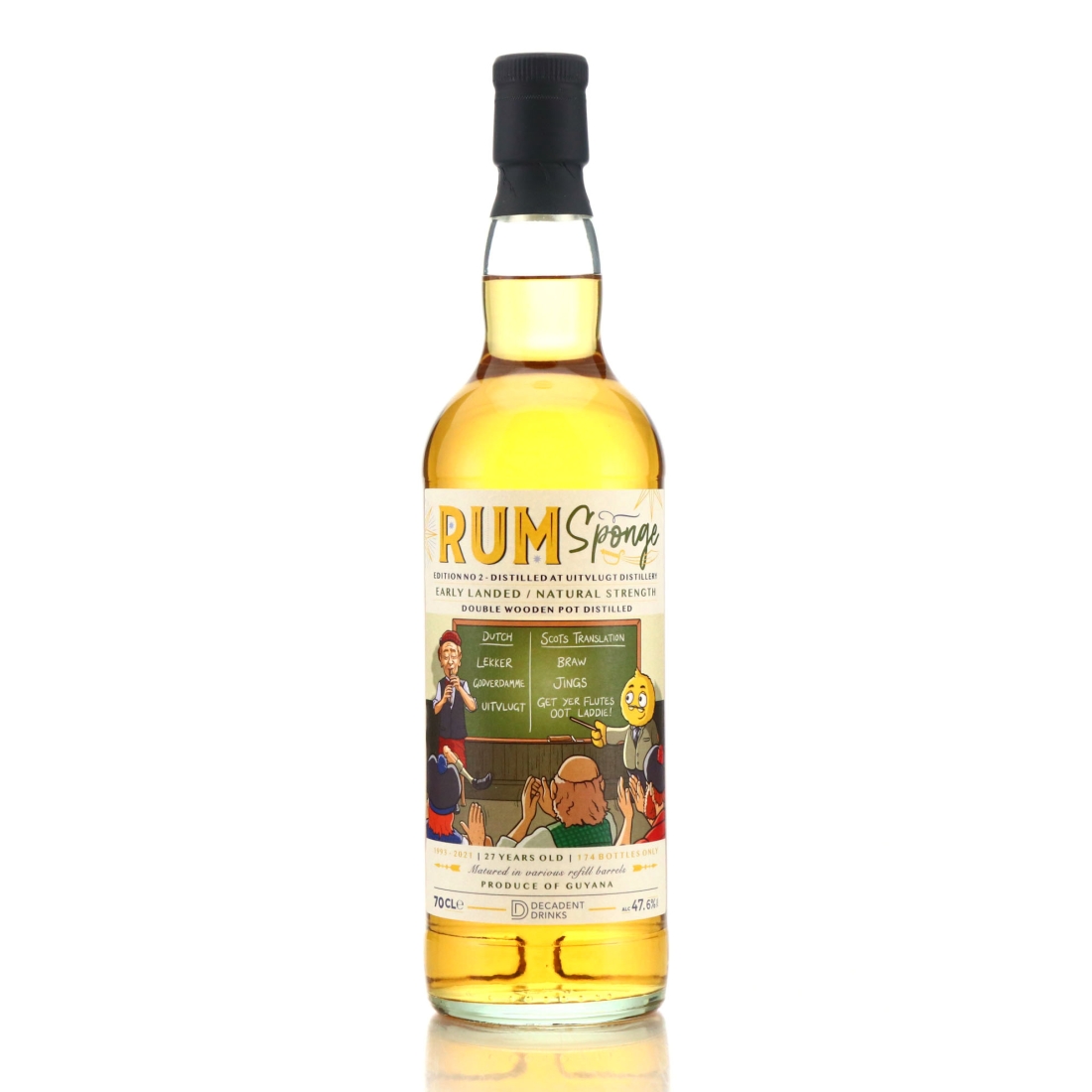 Image for Uitvlugt 1993 Rum Sponge 27 Year Old Edition No.2