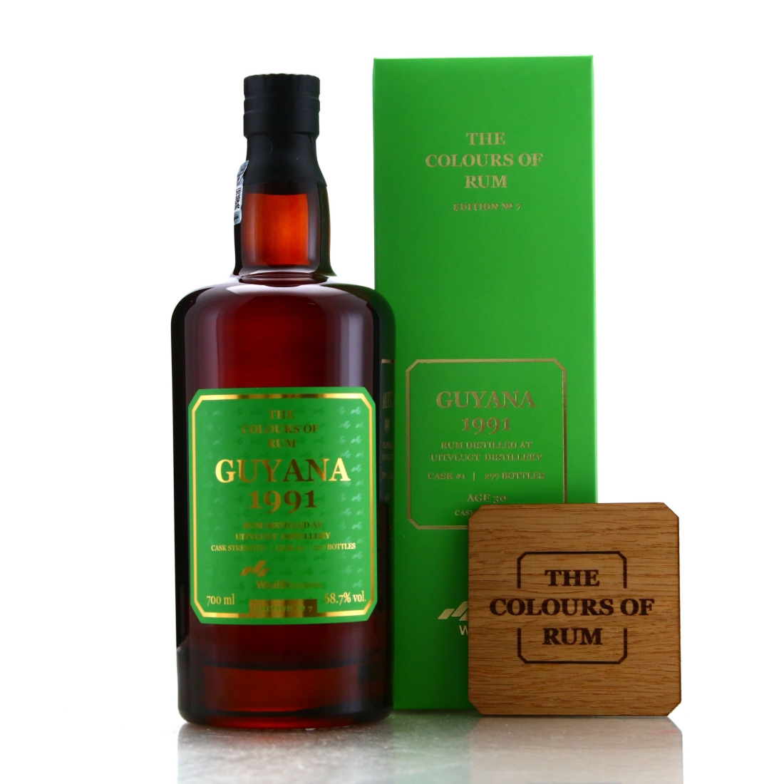 Image for Uitvlugt 1991 The Colours of Rum 30 Year Old