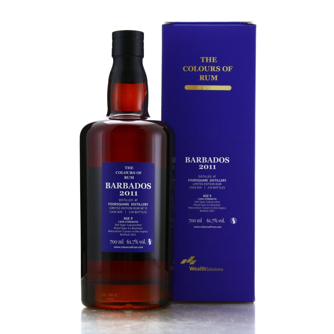 Image for Foursquare 2011 The Colours of Rum 9 Year Old