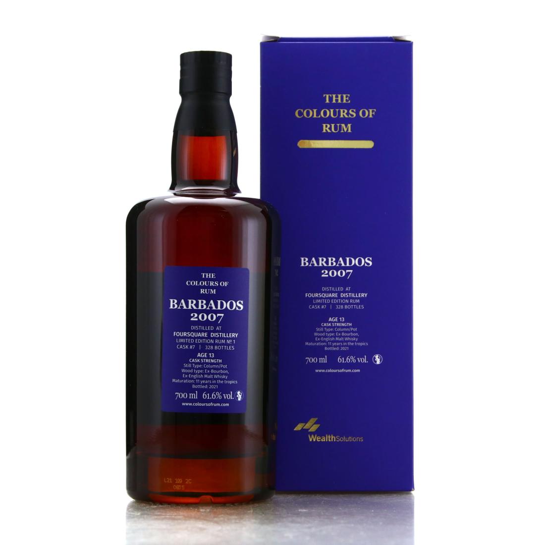 Image for Foursquare 2007 The Colours of Rum 13 Year Old