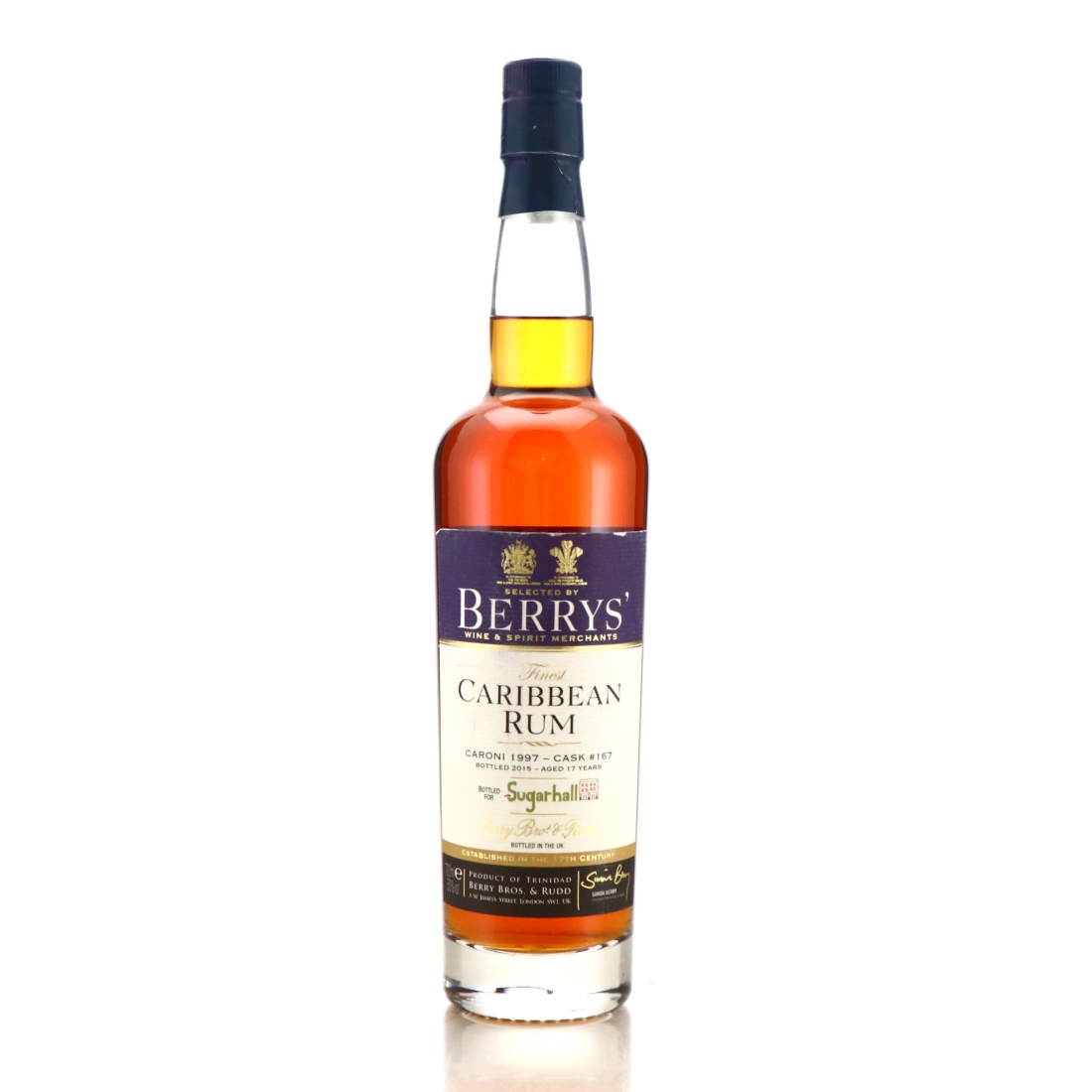 Caroni 1997 Berry Brothers and Rudd 17 Year Old / Sugarhall