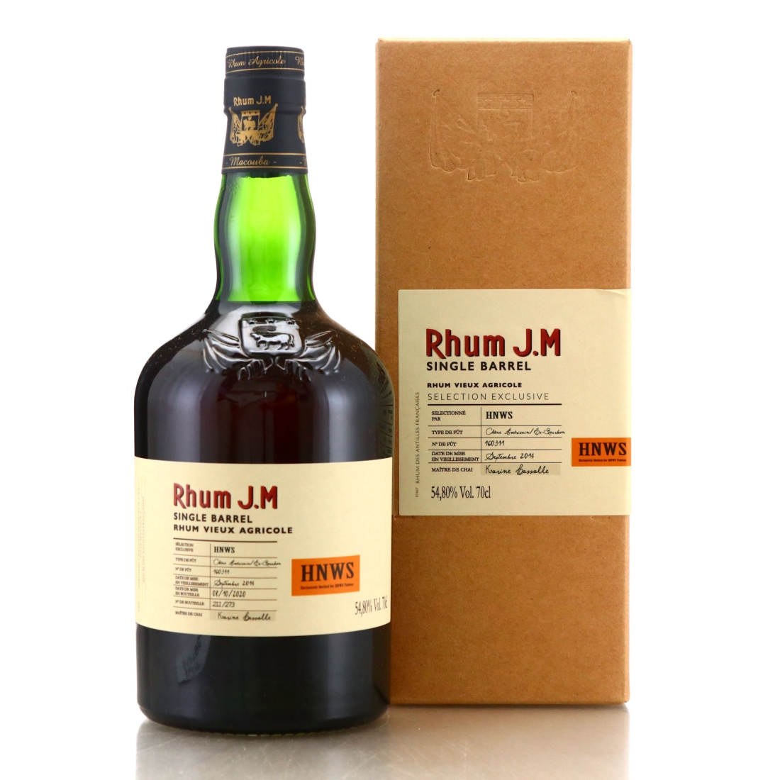 Rhum J.M 2014 Single Barrel / HNWS