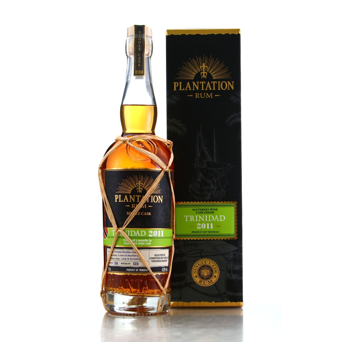 Trinidad Distillers 2011 Plantation 10 Year Old Single Sauternes Cask Finish #18 / Comptoir de Vins, etc