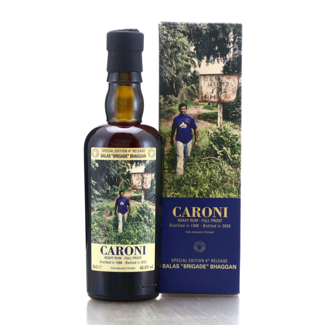 Caroni 1998 Velier Full Proof Heavy 20cl / Balas 'Brigade' Bhaggan