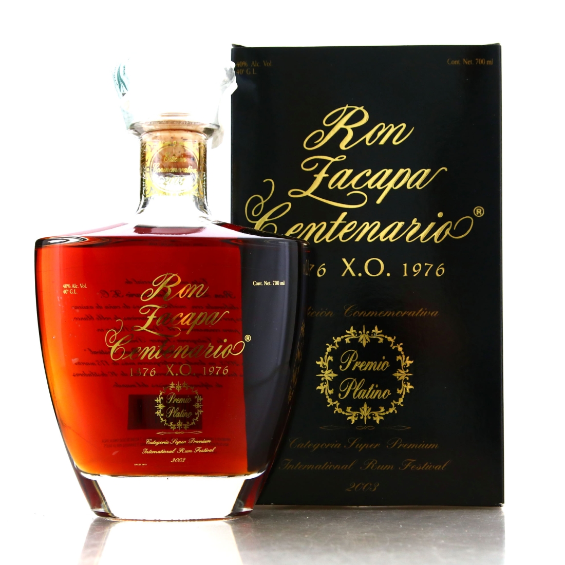 Ron Zacapa Centenario XO Premio Platino Edition