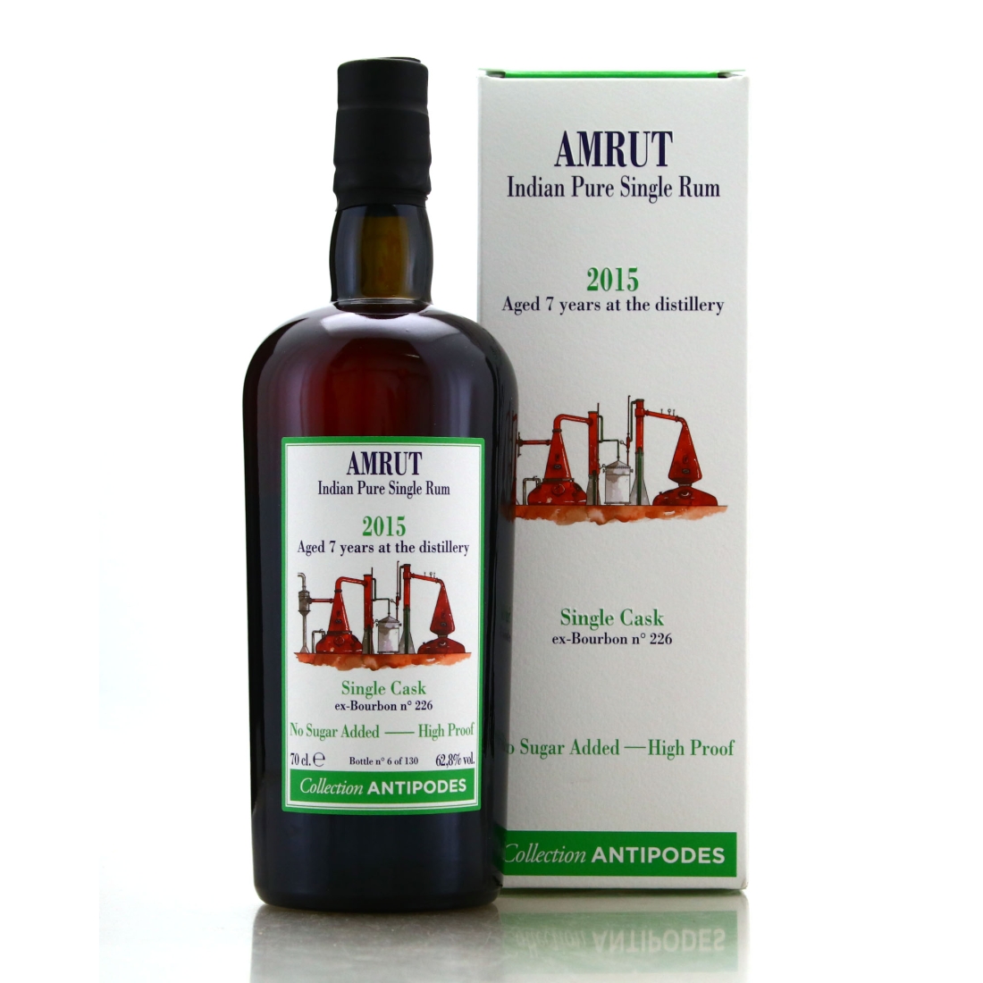 Amrut 2015 Habitation Velier 7 Year Old Single Cask #226 / Antipodes