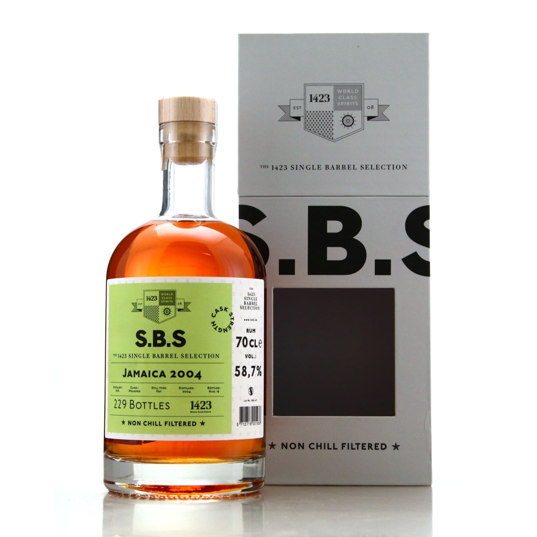 Jamaica Rum 2004 The 1423 SBS Cask Strength