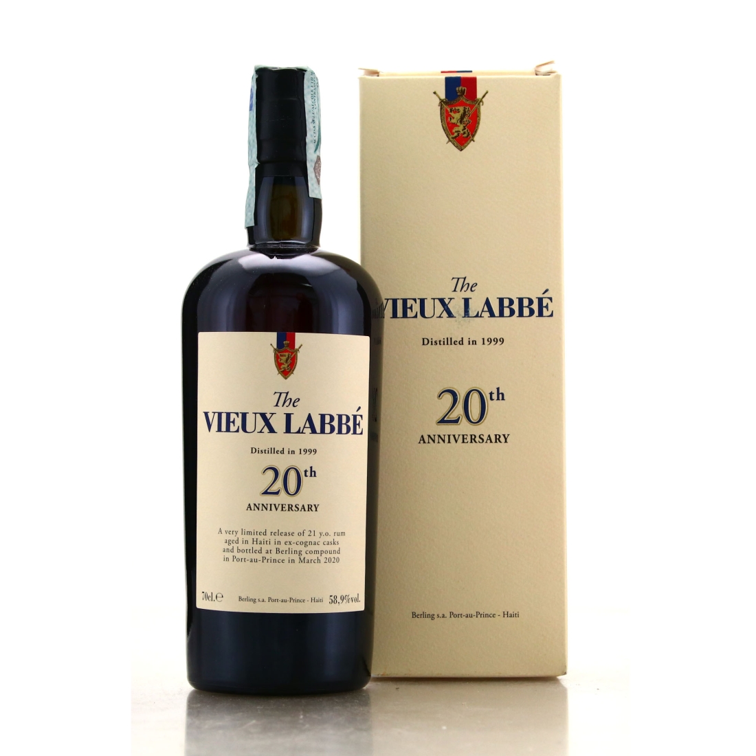 Vieux Labbe 1999 Velier 21 Year Old / Berling 20th Anniversary