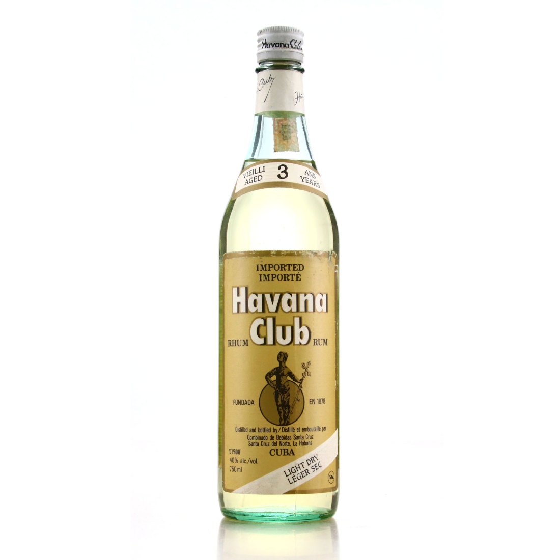 Image for Havana Club 3 Year Old Light-Dry 1980s