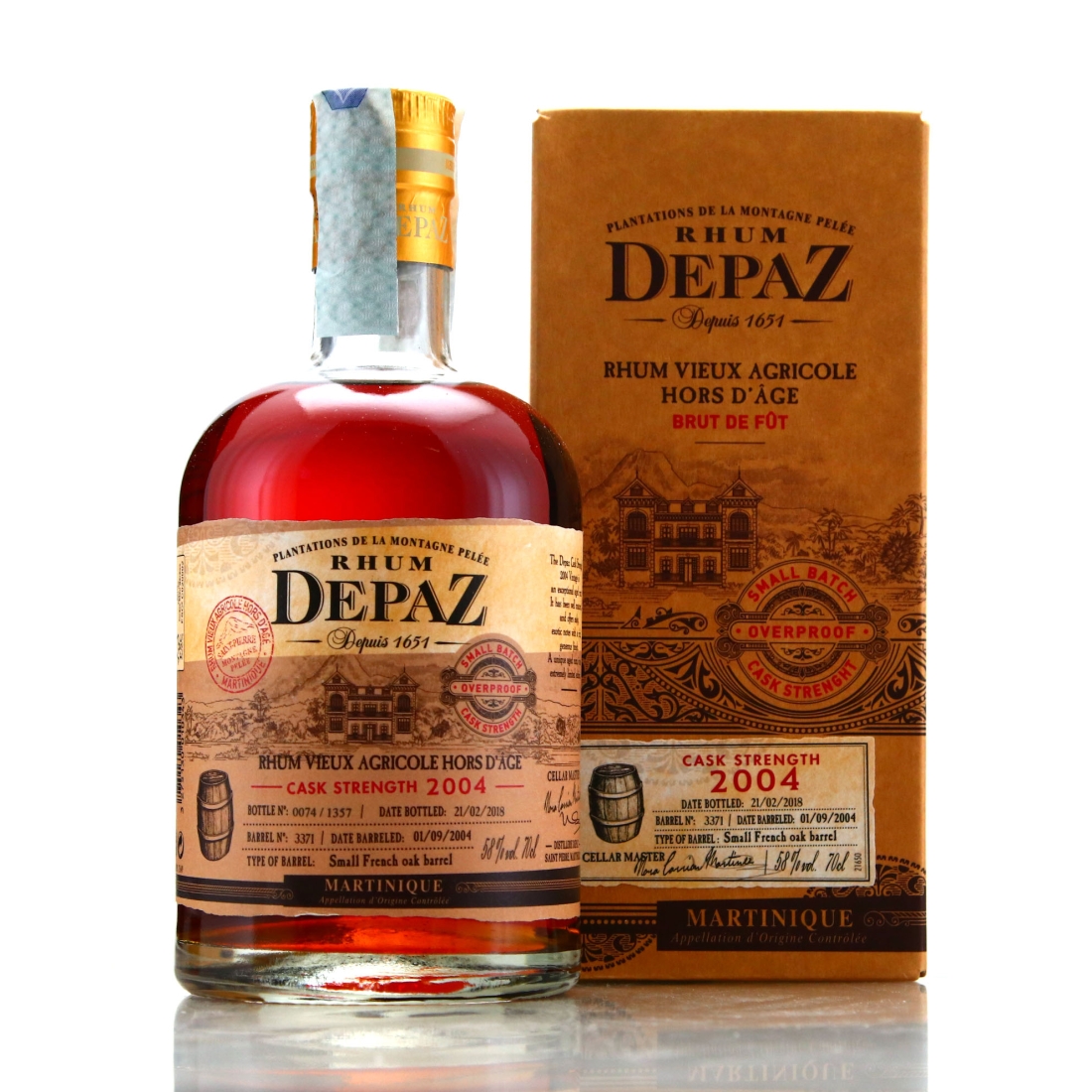 Depaz 2004 Single Cask 13 Year Old #3371