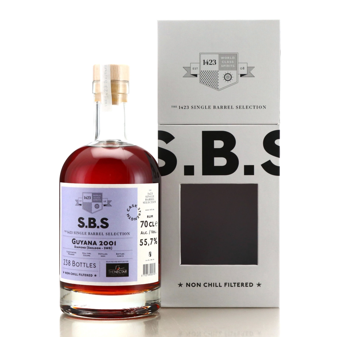 Image for Skeldon SWR 2001 The 1423 SBS Cask Strength / The Nectar 15th Anniversary
