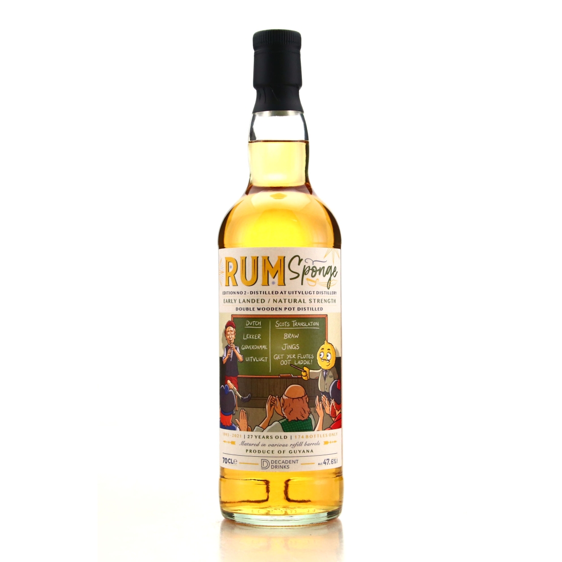 Port Mourant 1993 Rum Sponge 27 Year Old Edition No.2