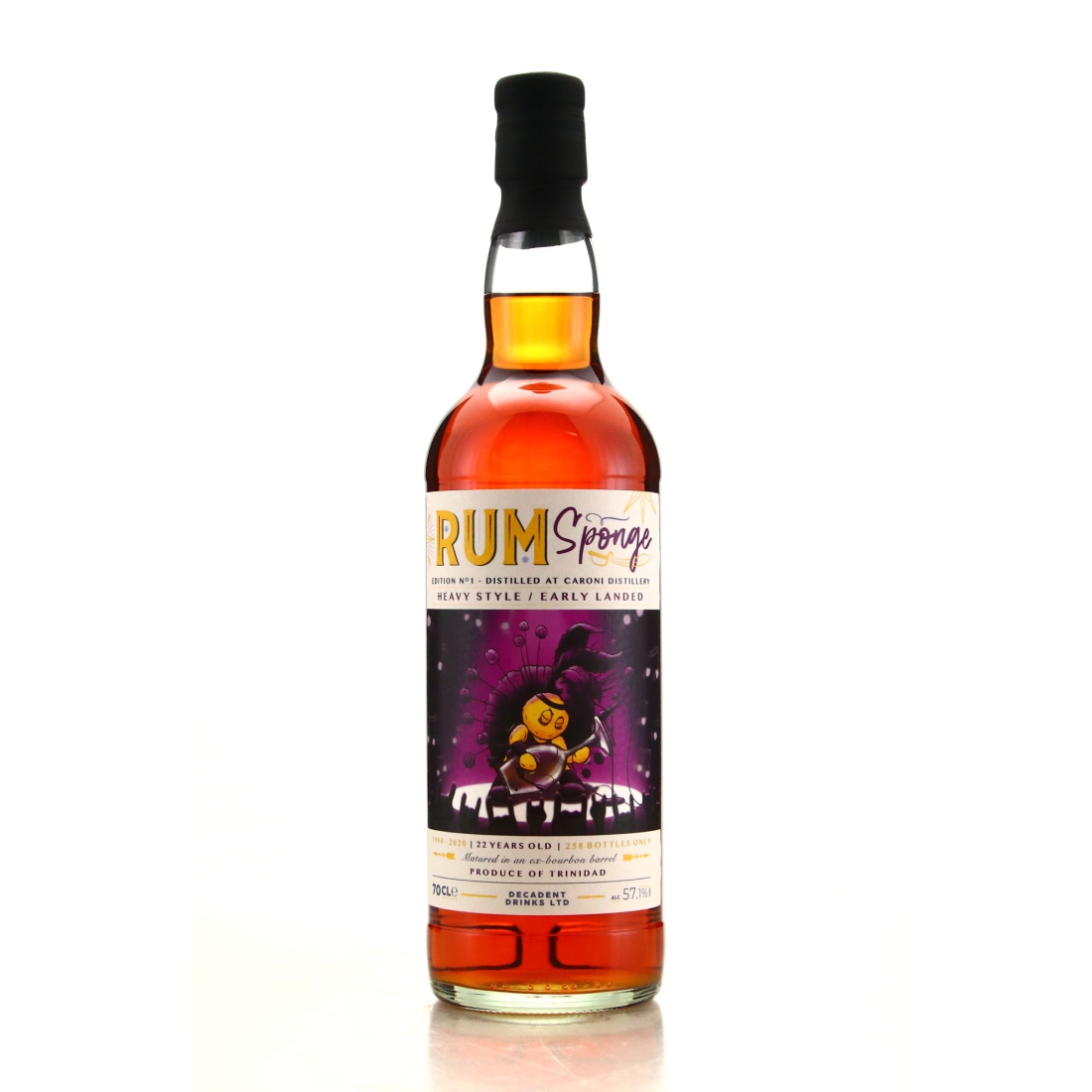 Caroni 1998 Rum Sponge 22 Year Old Edition No.1