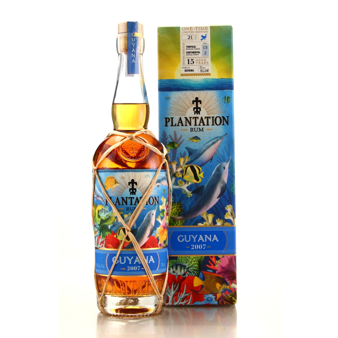 Guyana Rum 2007 Plantation 15 Year Old 75cl / US Import