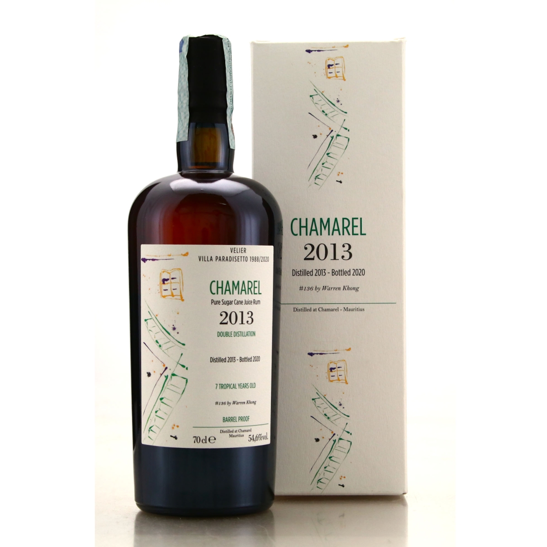 Chamarel 2013 Velier 7 Year Old / Warren Khong Villa Paradisetto