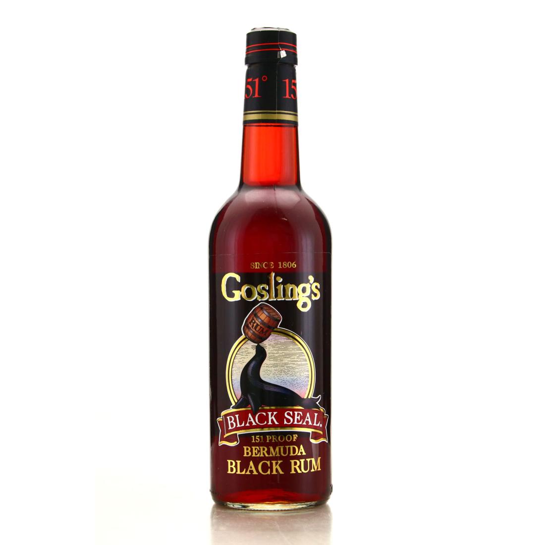Goslings Black Seal 151 Proof 75cl / US Import