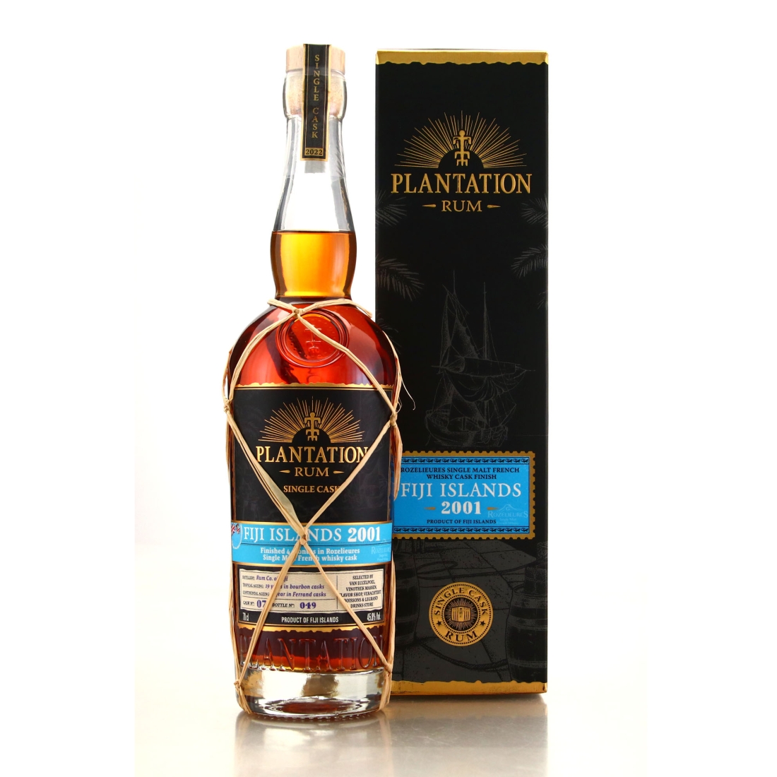 South Pacific 2001 Plantation 20 Year Old Single Rozelieures Cask Finish #7