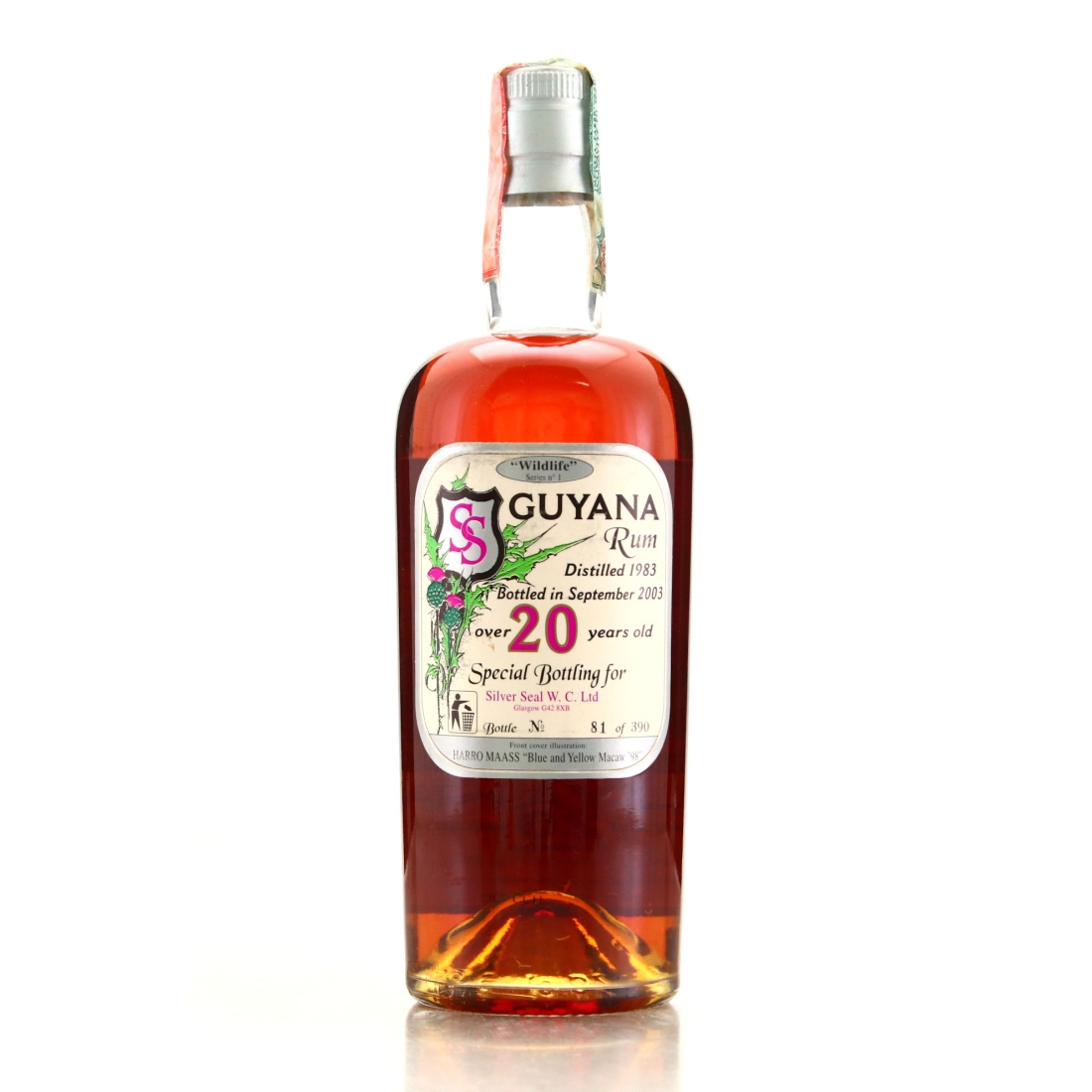 Guyana Rum 1983 Silver Seal 20 Year Old
