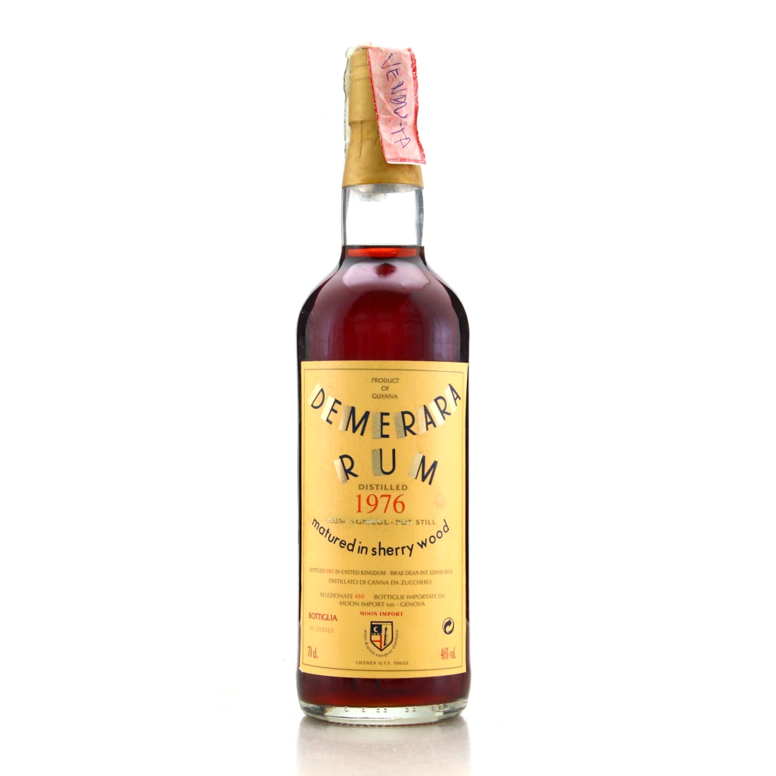 Demerara Rum 1976 Moon Import Sherry Wood