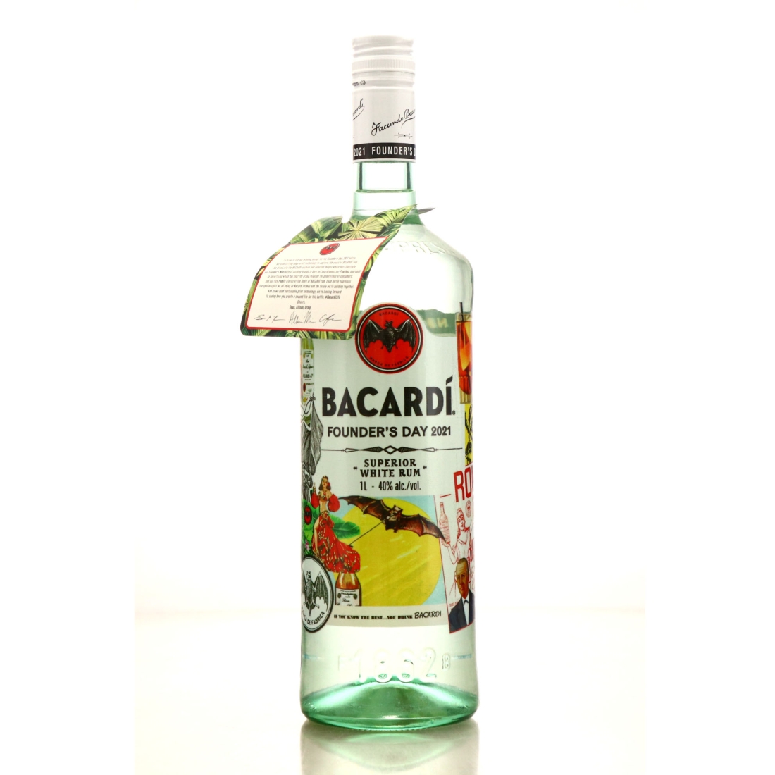 Image for Bacardi Carta Blanca Founder's Day 2021 Litre