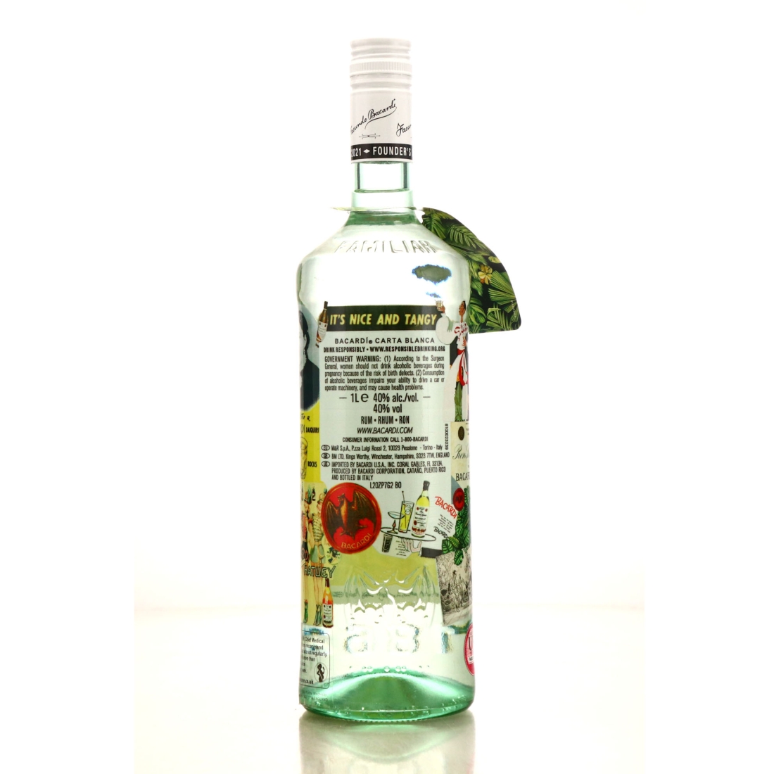 Image for Bacardi Carta Blanca Founder's Day 2021 Litre
