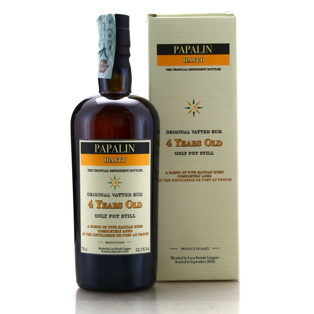 Papalin 4 Year Old Velier Original Vatted Rum / 53.1%
