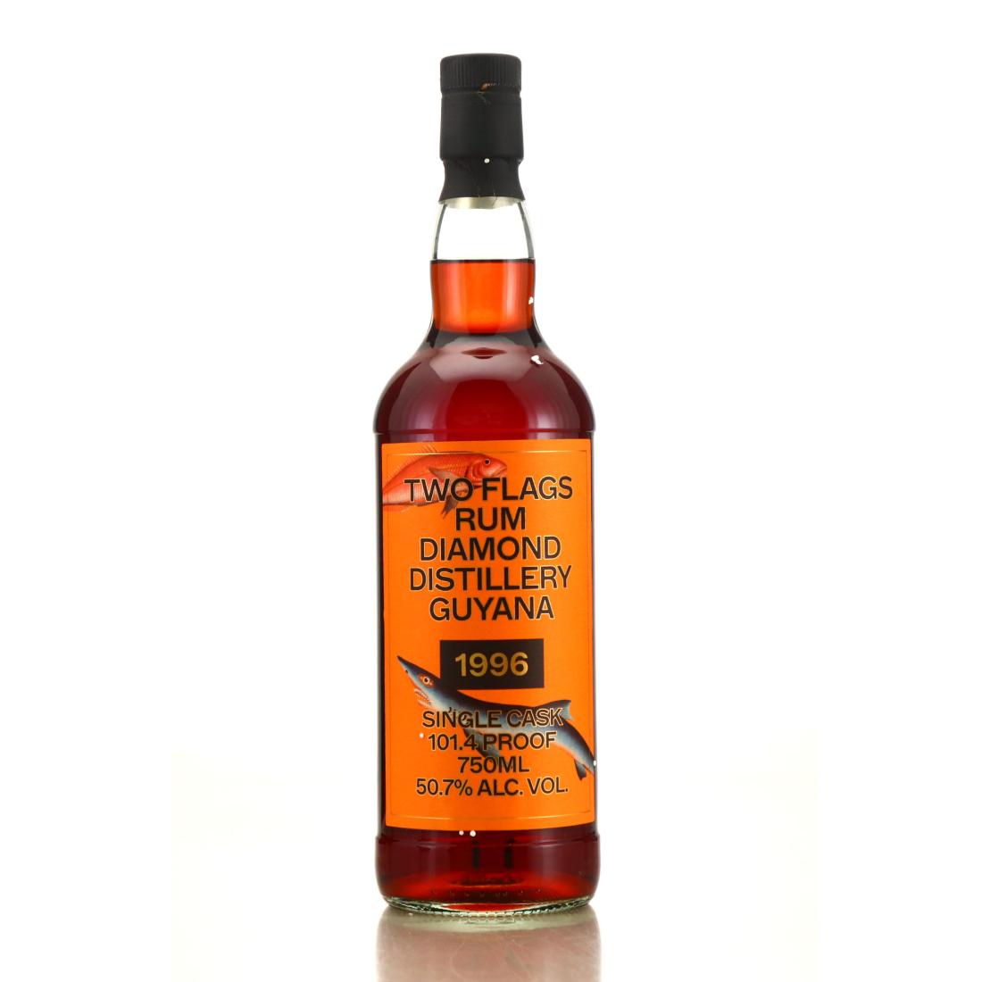 Image for Diamond 1996 Two Flags Rum 75cl