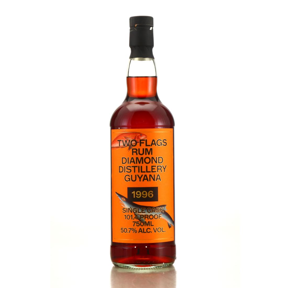 Image for Diamond 1996 Two Flags Rum 75cl