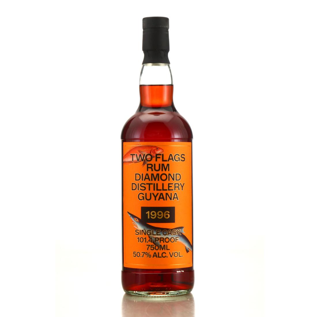 Image for Diamond 1996 Two Flags Rum 75cl