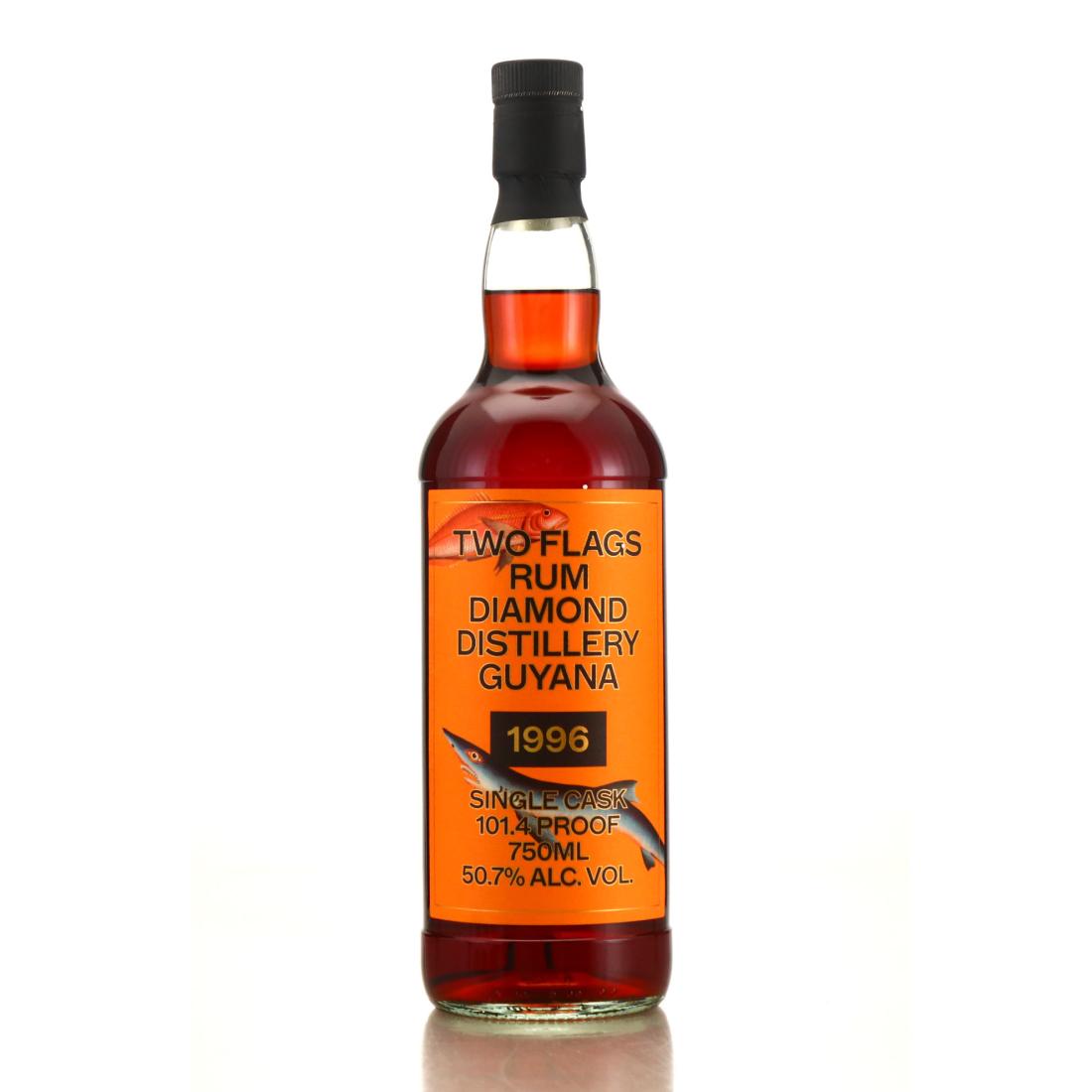 Image for Diamond 1996 Two Flags Rum 75cl