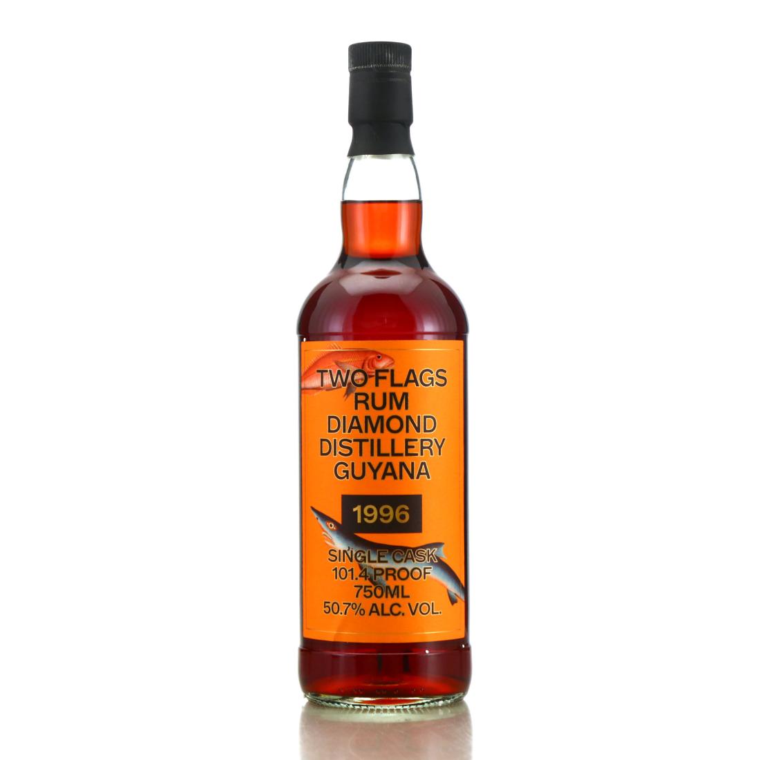 Image for Diamond 1996 Two Flags Rum 75cl