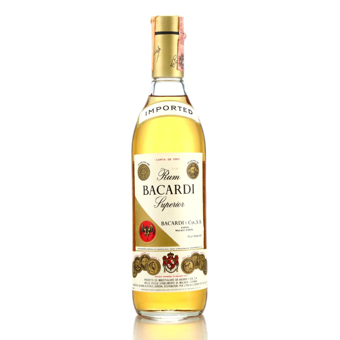 Image for Bacardi Superior Carta de Oro 70s 40 75 (esp)