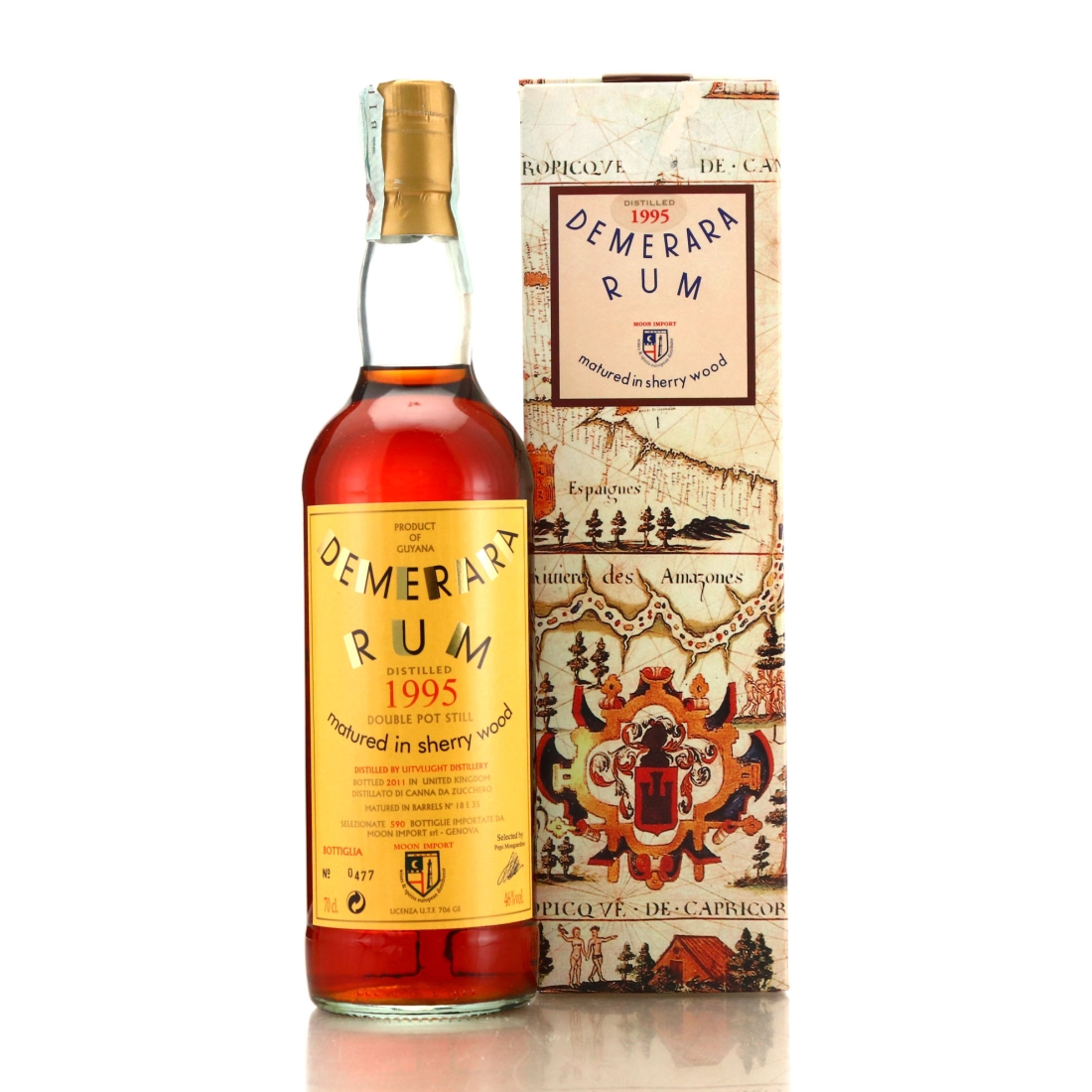 Demerara Rum 1995 Moon Import Sherry Wood