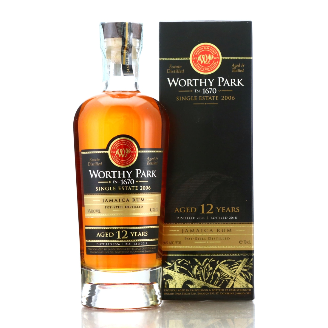 Worthy Park 2006 Cask Strength 12 Year Old